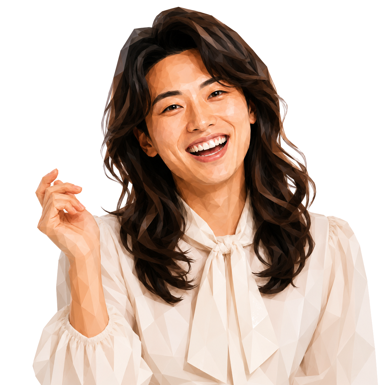 AI講座を案内する女性