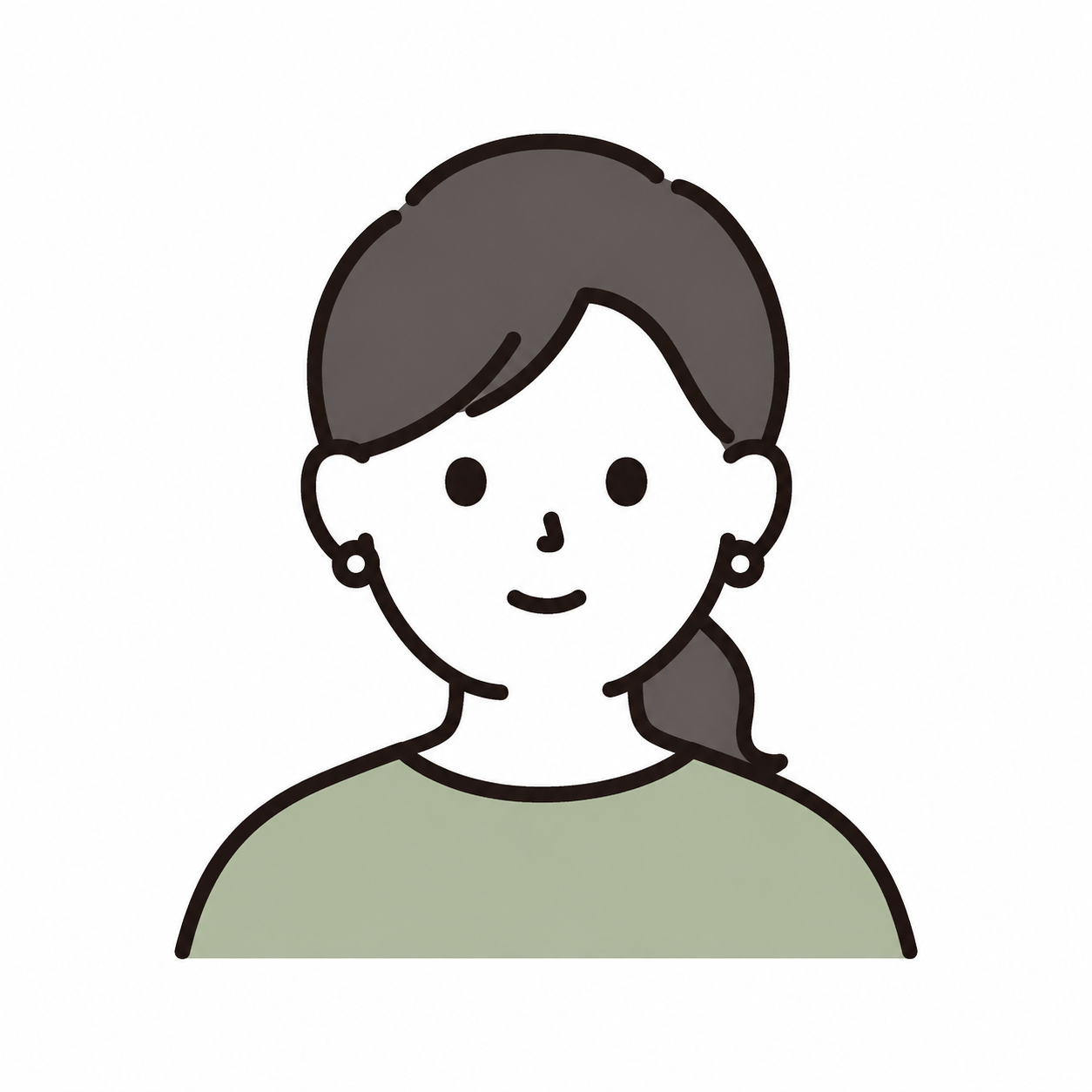 A.Kさん（39歳）の顔イラスト