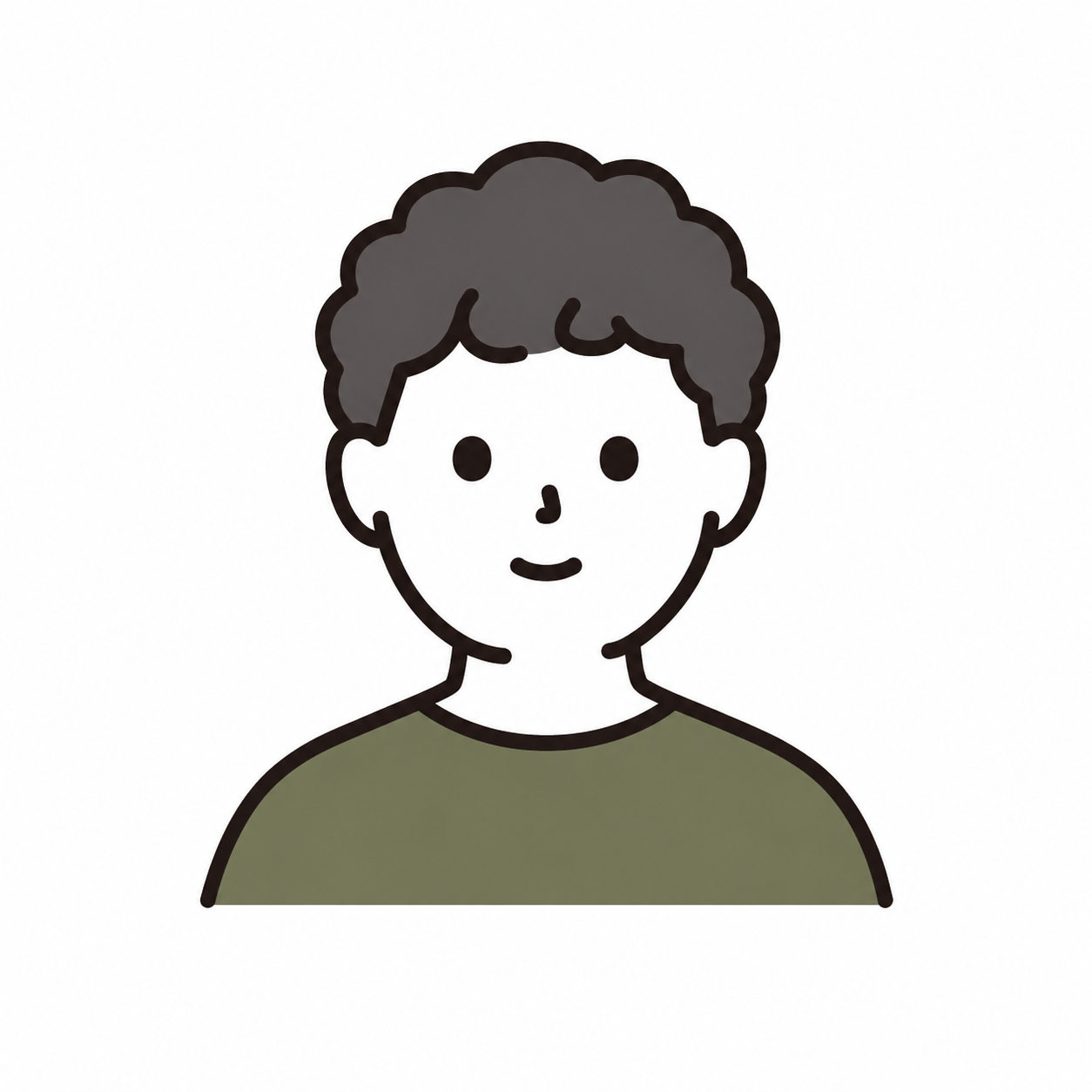 K.Nさん（35歳）の顔イラスト